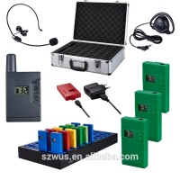 wireless tour guide system WUS938U/audio guides for visiting museum/training/government/hajj/meeting/teaching