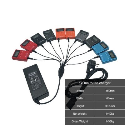 10 Wireless Tour Guide System Devices Plus One To Ten Charger